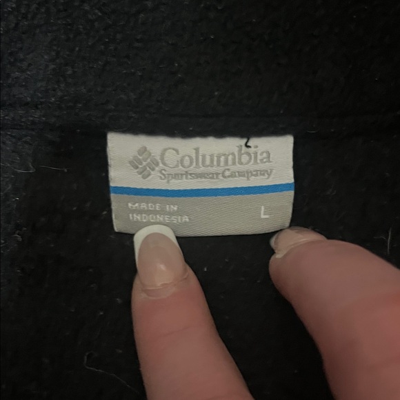 Columbia Midnight Black Sleeveless Fleece - Picture 3 of 4